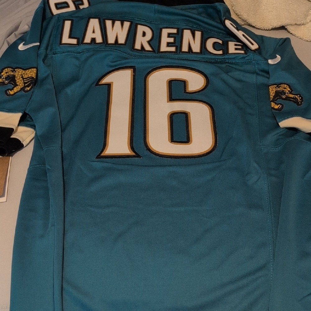 NFL Jacksonville Jaguars Trevor Lawrence Teal #16 Jersey